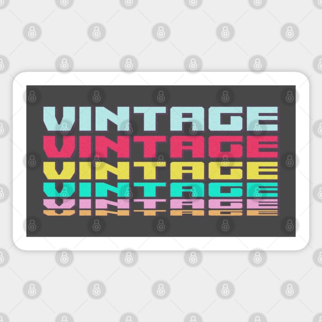 VINTAGE #3 Sticker by RickTurner